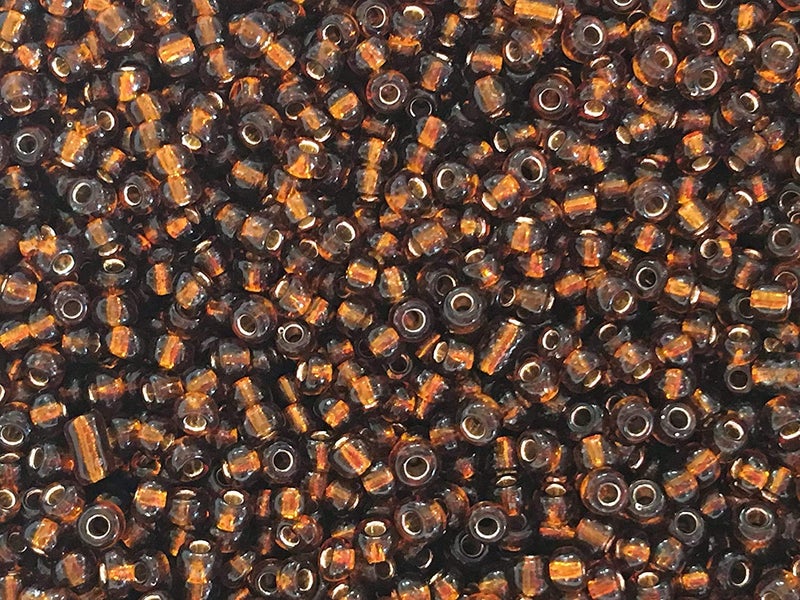 Golden Leaf Seed Beads Size:11/0 50 gr / 1.76 oz (Clear) - Image 1